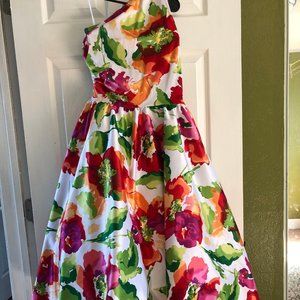 Stop Staring Floral one-shoulder dress, full skirt